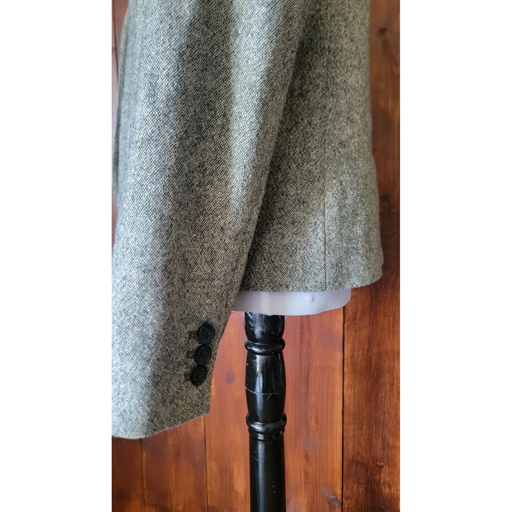 J.Crew Schoolboy Tweed Blazer Women's 14 Gray Wool Blend Textured Career Jacket - Picture 6 of 16
